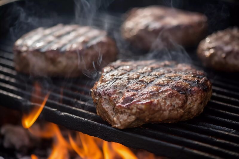 grilled burger